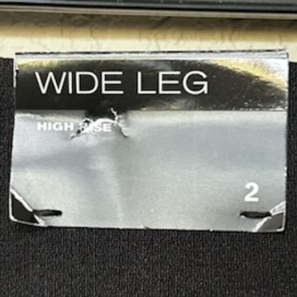 NWT Express Classic Wide Leg High Rise Pants With Side Zipper - Picture 6 of 9